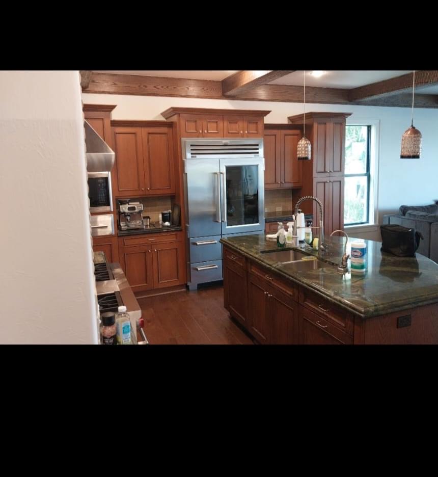Before — Cabinet Refinishing